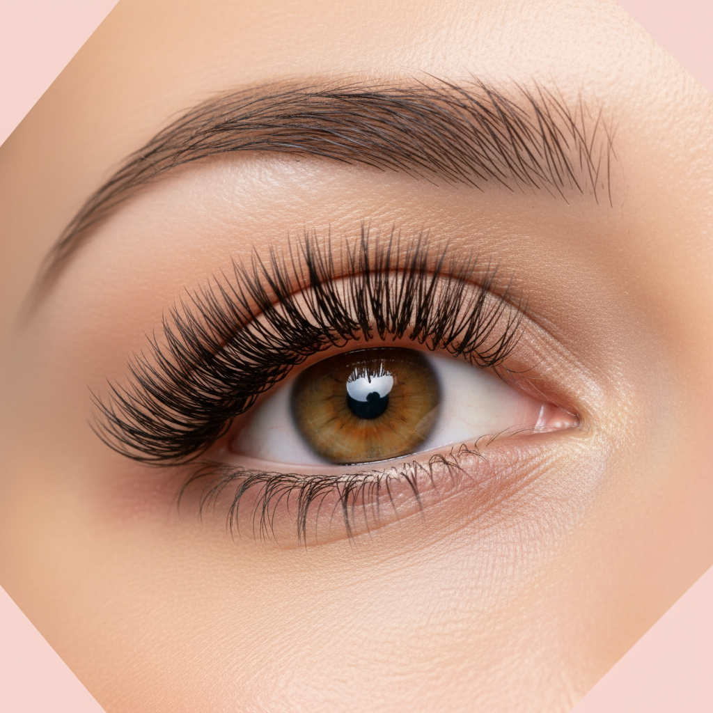 Classic eyelash extension example